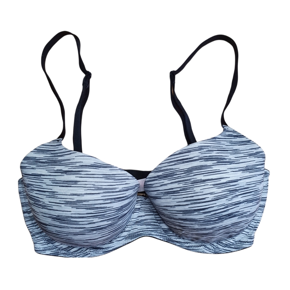 PINK lightly lined everywhere bra grey and black Victoria's Secret